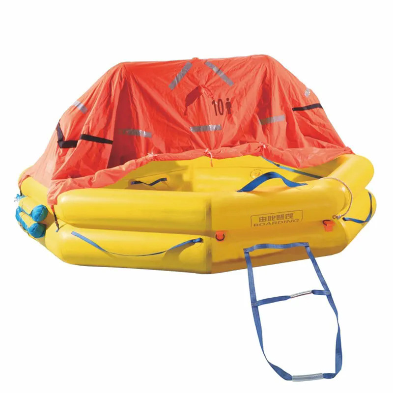Liferaft bơm hơi cứu sống trên biển